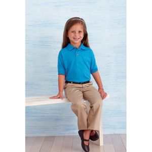 Kids Gildan Dry Blend Jersey Polo Shirt