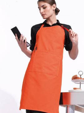 Premier Colours Bib Apron (With Pocket)