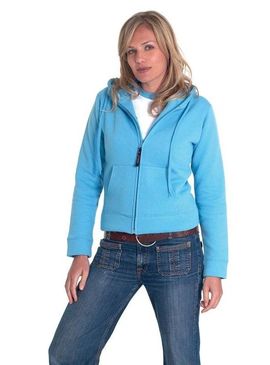 Uneek Ladies Full Zip Hooded Sweatshirt