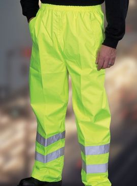 Yoko Hi-Vis Waterproof Contractors Trousers