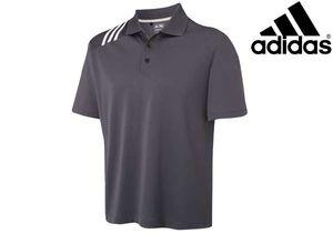 Adidas Climacool® 3-Stripe Solid Polo 