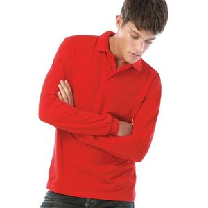 B&C Long Sleeve Polo Shirt