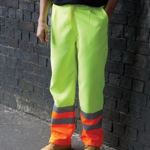 Yoko Hi-Vis Polycotton Working Trousers