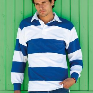 Front Row Sewn Stripe Rugby Shirt 